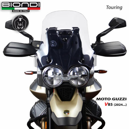 Cupolino Touring Trasparente per Moto Guzzi V85 Strada, TT e Travel - Cod. 8010518