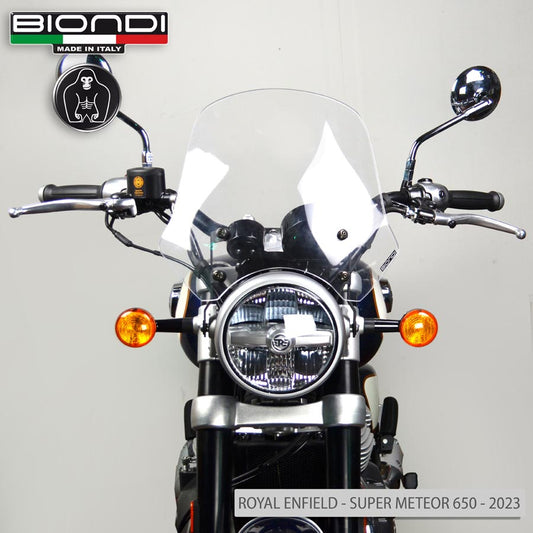 Cupolino Touring Trasparente per Royal Enfield Super Meteor 650 e Interceptor - Cod. 8010440