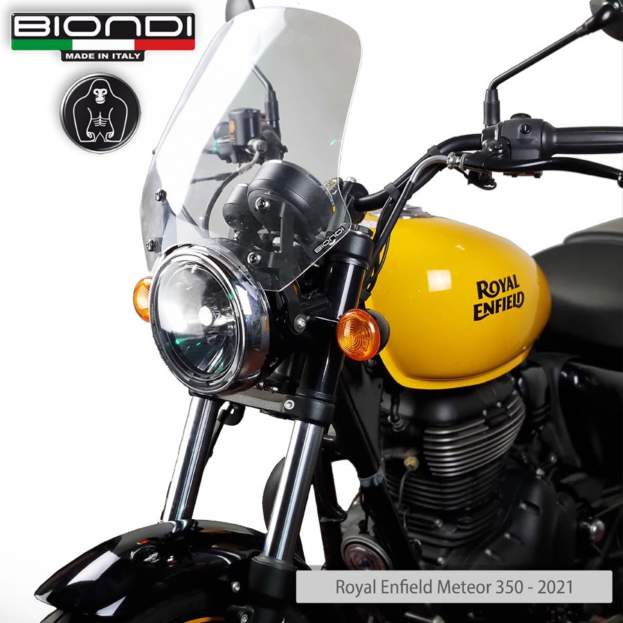 Cupolino Touring Trasparente per Royal Enfield Super Meteor 650 e Interceptor - Cod. 8010440