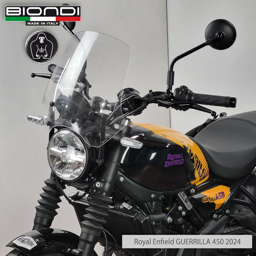 Cupolino Trasparente Mod. Touring per Royal Enfield Guerrilla 450 - Cod. 8010515