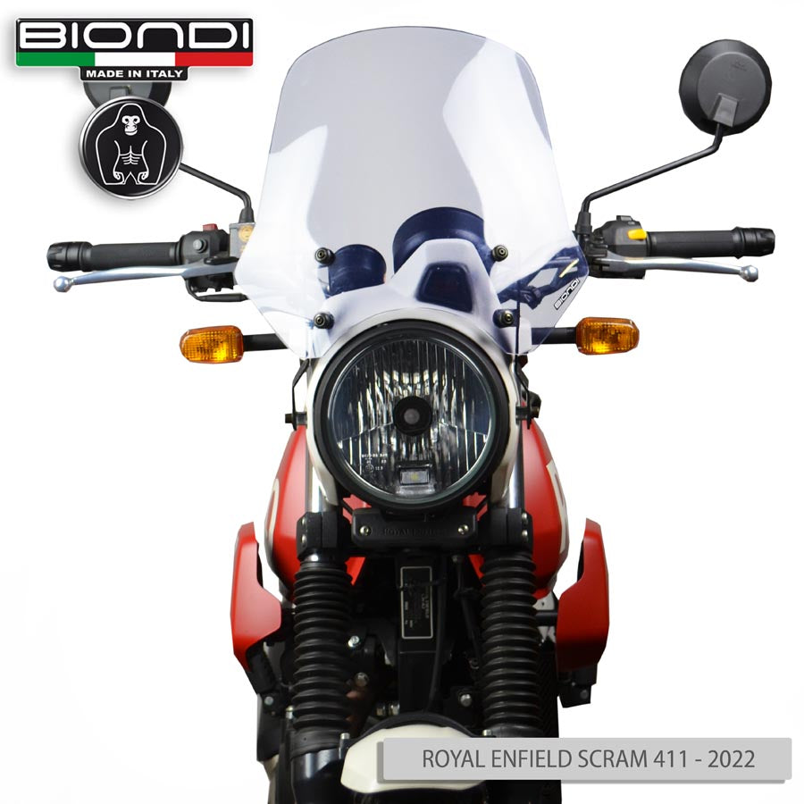 Cupolino trasparente Touring per Royal Enfield Scram 411 - Cod. 8010447