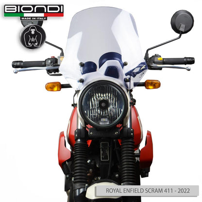 Cupolino trasparente Touring per Royal Enfield Scram 411 - Cod. 8010447