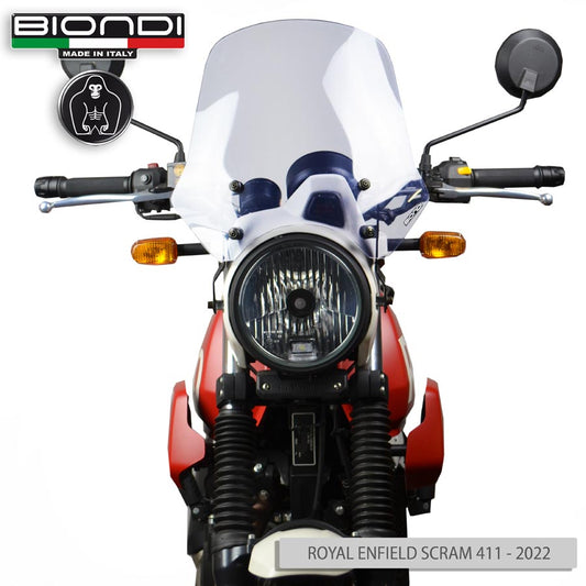 Cupolino trasparente Touring per Royal Enfield Scram 411 - Cod. 8010447