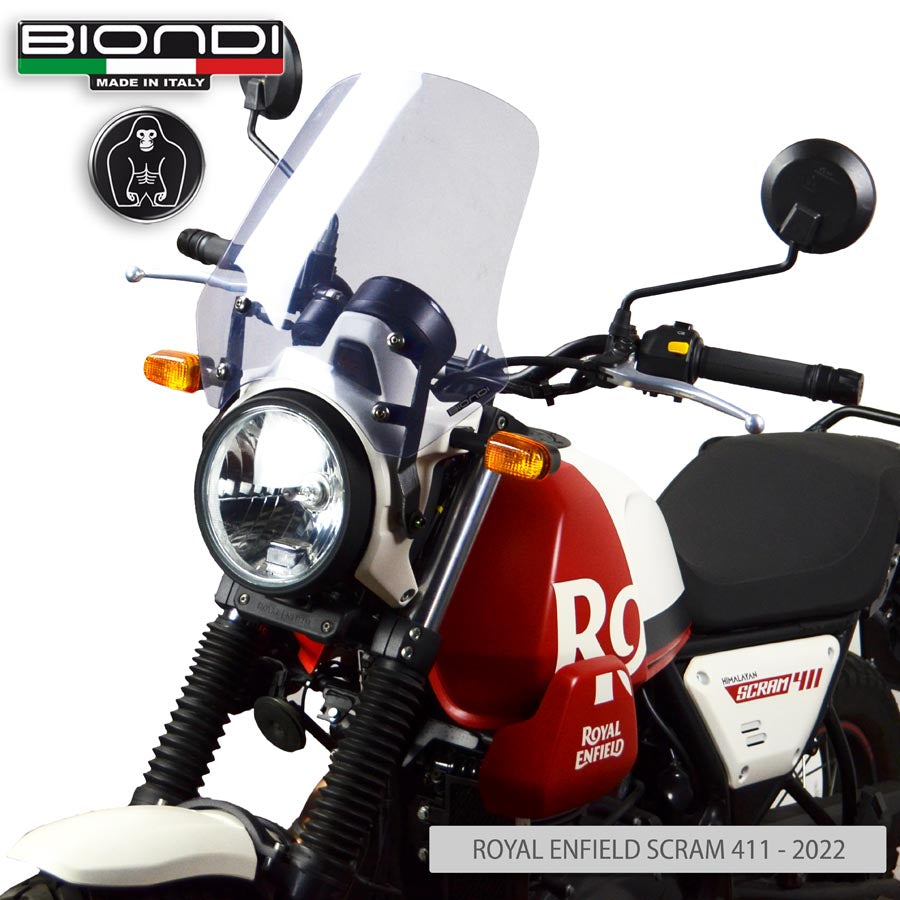 Cupolino trasparente Touring per Royal Enfield Scram 411 - Cod. 8010447