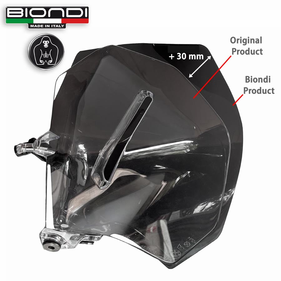 Deflettori aria maggiorati fumè scuro per BMW R 1300 GS 2024 - Cod. 8010494