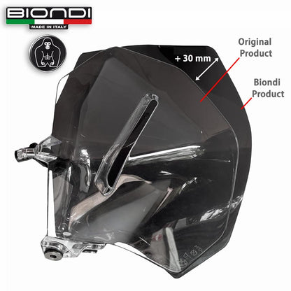 Deflettori aria maggiorati fumè scuro per BMW R 1300 GS 2024 - Cod. 8010494