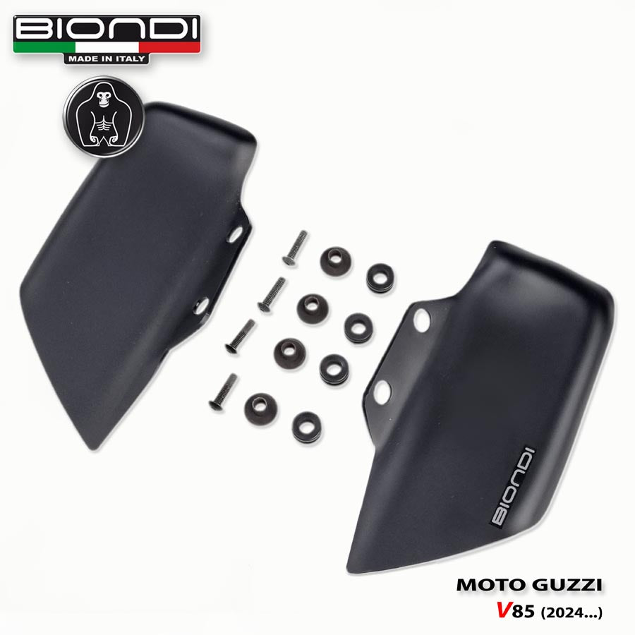 Deflettori aria Nero Satinato per Moto Guzzi V85 Strada, TT e Travel - Cod. 8010523