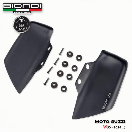 Deflettori aria Nero Satinato per Moto Guzzi V85 Strada, TT e Travel - Cod. 8010523