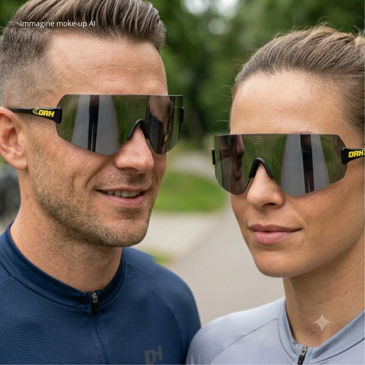 Occhiali da sole veloci DRH by Ethen per moto - MATTFRAME 2.0