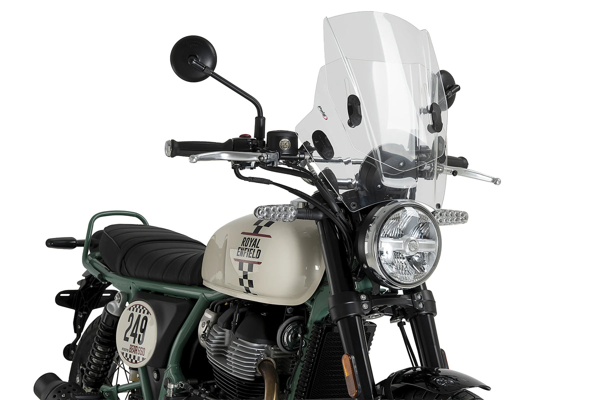 Parabrezza Up&Down Puig per moto con faro tondo - Cod. 2193