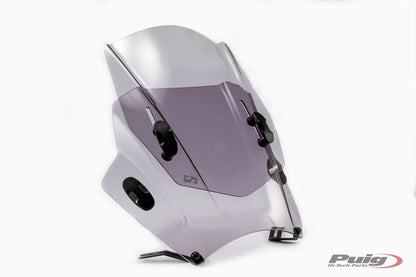 Parabrezza Up&Down Puig per moto con faro tondo - Cod. 2193