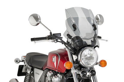 Parabrezza Up&Down Puig per moto con faro tondo - Cod. 2193