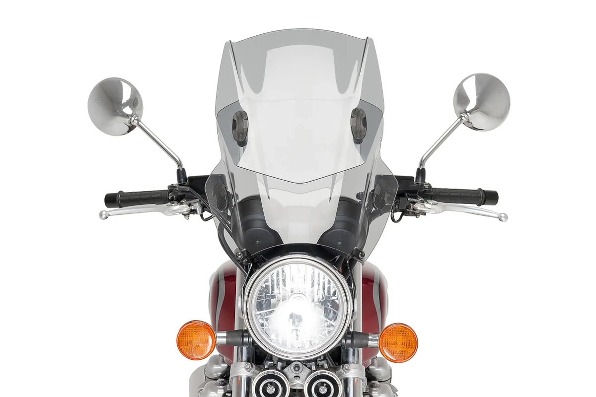Parabrezza Up&Down Puig per moto con faro tondo - Cod. 2193