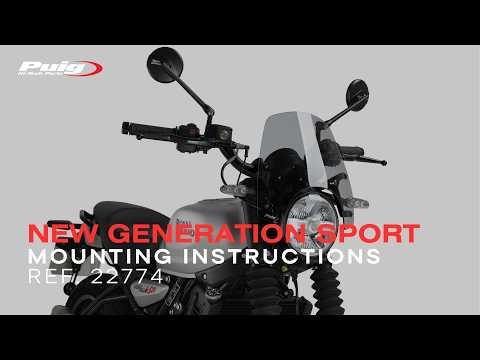 Cupolino Puig New Generation Sport per Royal Enfield Guerrilla 450 - Cod. 22774