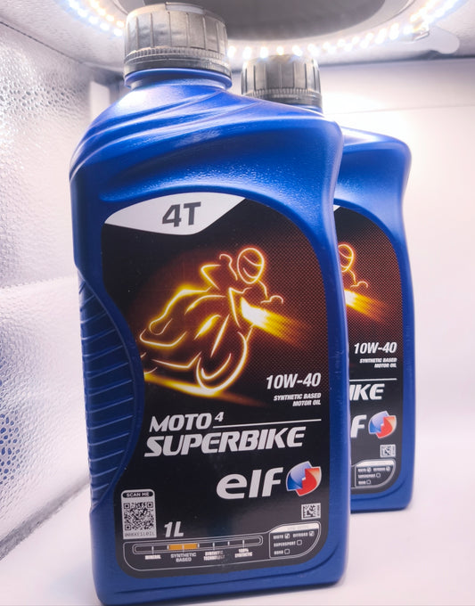 Olio Moto ELF Moto Road 10w-40- 4 TEMPI  -1 litro