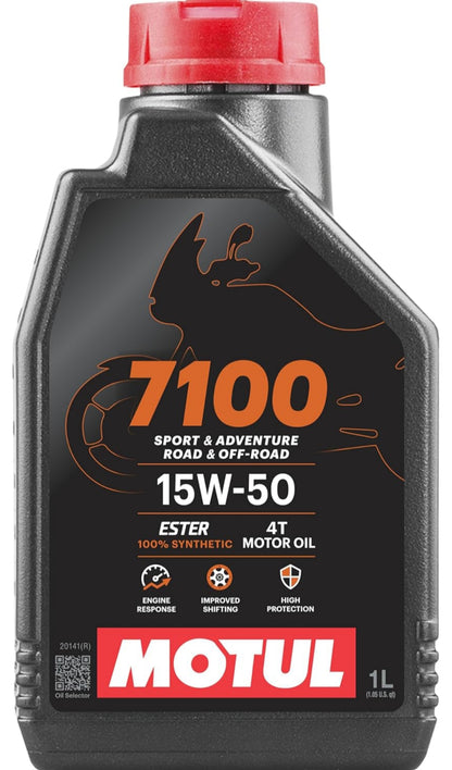 Olio MOTUL 15W-50 - 10W-50- 7100- 100%sintetico