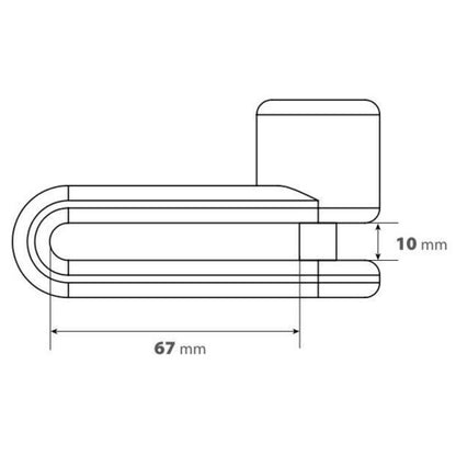 Disc Lock with Padlock - Pinch XL - Pin
