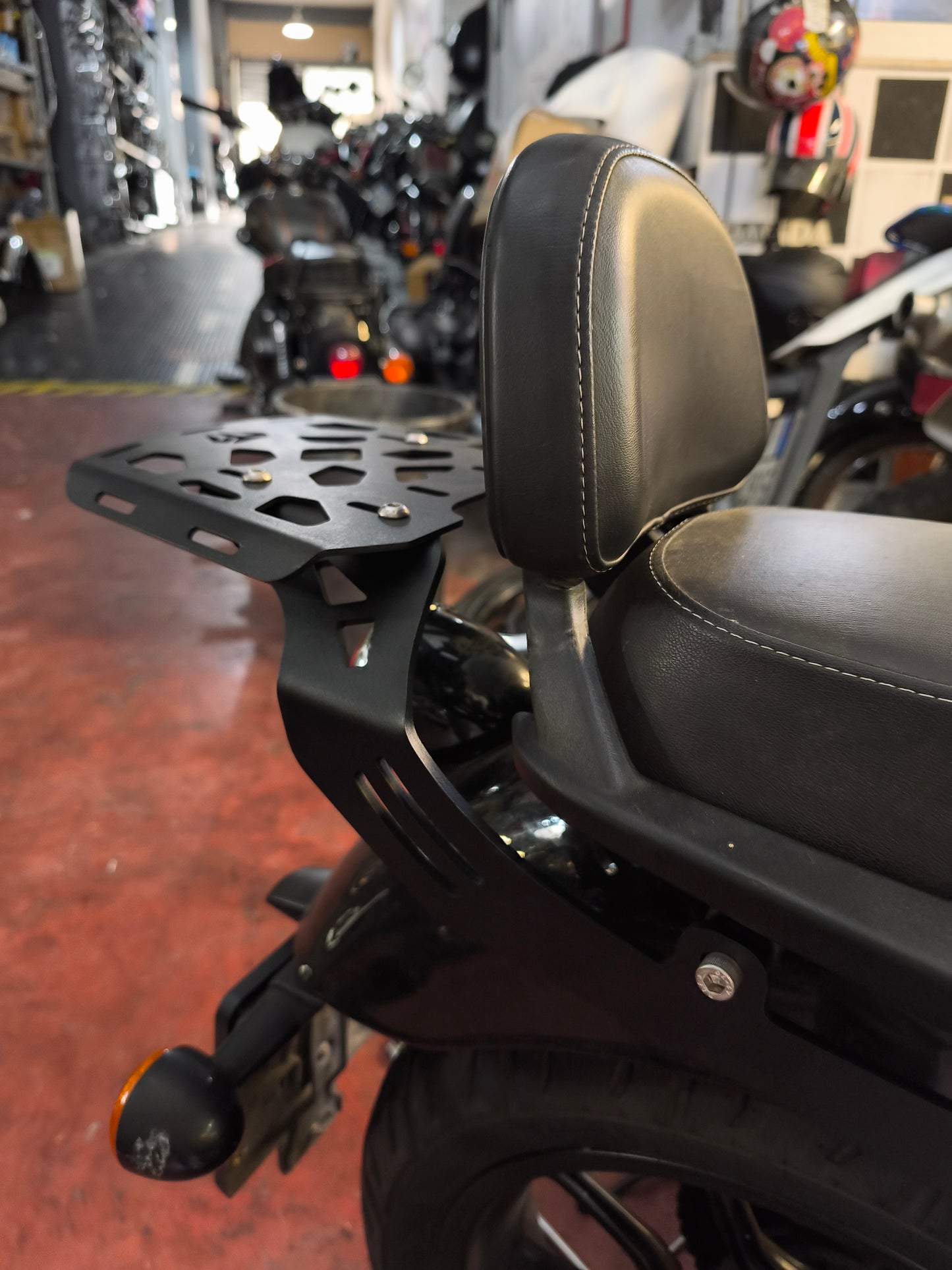 Back Carrier With Backrest for Royal Enfield Meteor 350