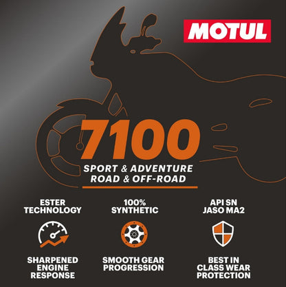 Olio MOTUL 15W-50 - 10W-50- 7100- 100%sintetico