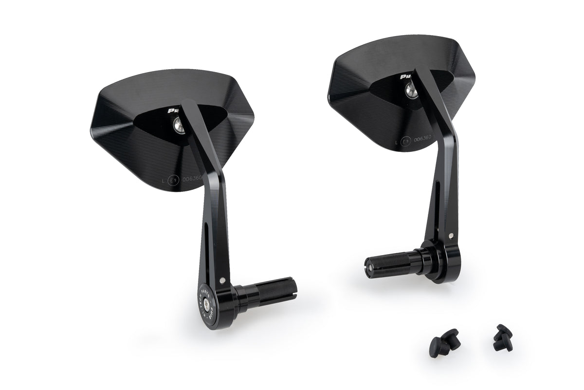 Specchietto retrovisore Hi-Tech V per moto Naked e Cafe Racer Puig - Cod. 21618