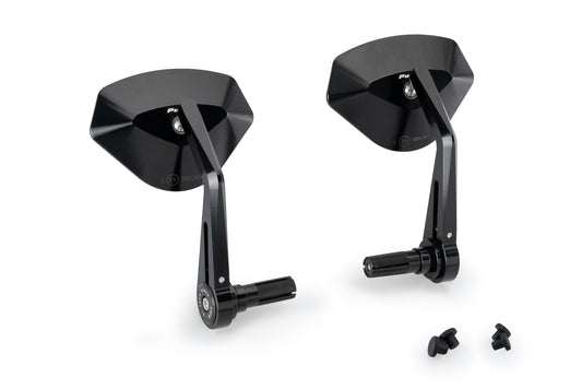 Specchietto retrovisore Hi-Tech V per moto Naked e Cafe Racer Puig - Cod. 21618