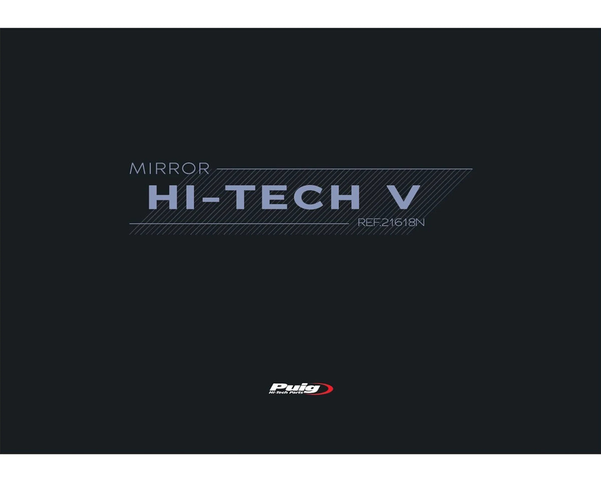 Specchietto retrovisore Hi-Tech V per moto Naked e Cafe Racer Puig - Cod. 21618