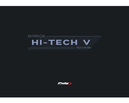 Specchietto retrovisore Hi-Tech V per moto Naked e Cafe Racer Puig - Cod. 21618