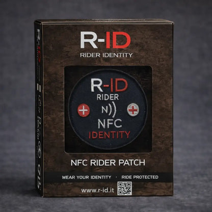 Toppa intelligente NFC R-ID Rider Identity per motociclisti