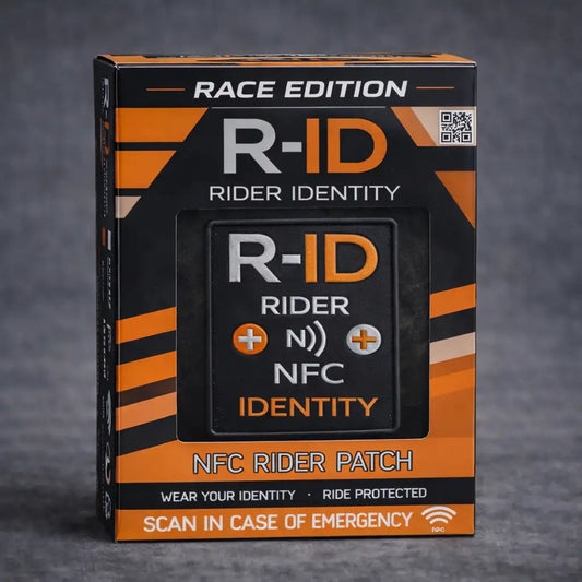 Toppa intelligente NFC R-ID Rider Identity per motociclisti