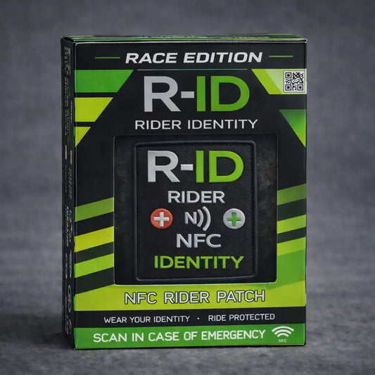 Toppa intelligente NFC R-ID Rider Identity per motociclisti